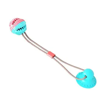 

Pet Supplies Molar Chew Self-playing TPR Ball with Suction Teeth Cleaning Cup 1Pcs F6Q3