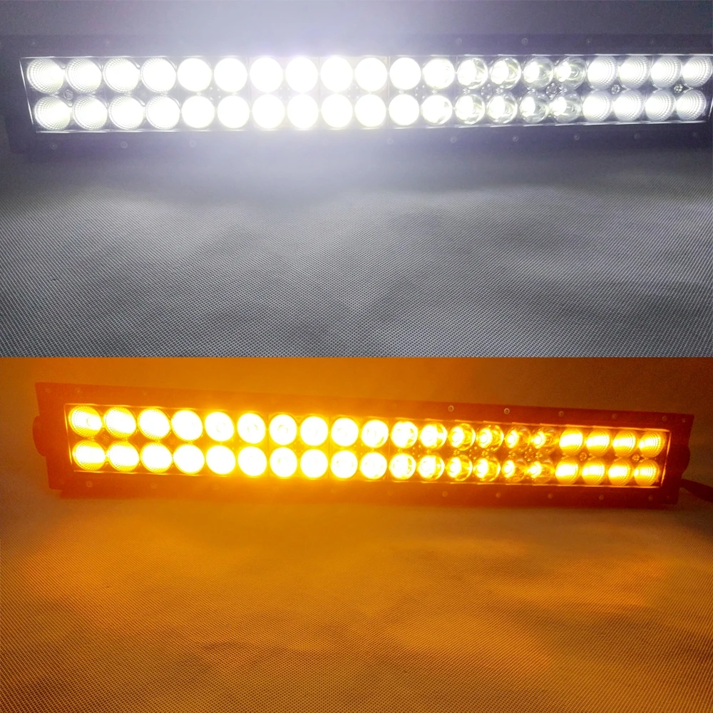 120W 白黄 双色 左右闪 新品 24种模式 (2)