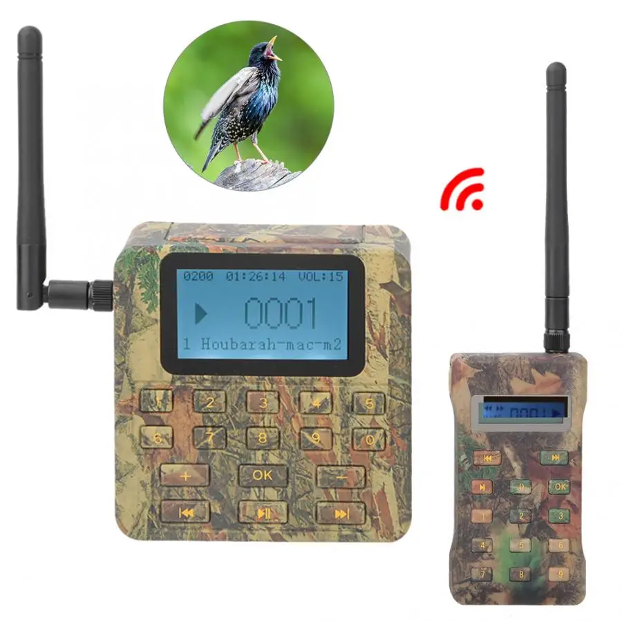 Hunting Decoy Mp3 Bird Caller Sounds Player Built-In 200 Bird Voice Hunting P4L7 