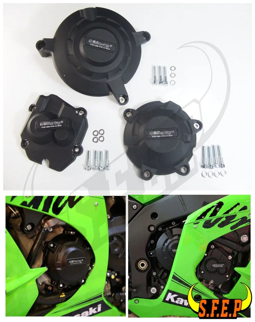 Защитный чехол для двигателя мотоцикла защитный GB Racing Kawasaki Ninja ZX 10R ZX10R 2011 2020 12 13 14 15