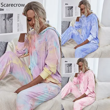 

SCARECROW Fashion Casual Suit Two Piece Set Top and Pants Two Piece Set Winter Casual Trousers Suit Club Outfits Sweatsuit