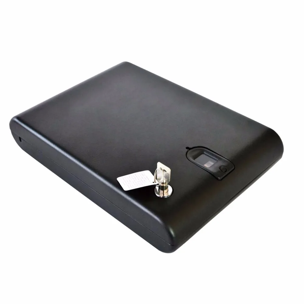 Коробка отпечатков пальцев Сенсор секрет коробка безопасности Keybox Strongbox для ценности ювелирных изделий Портативный Оружейные Сейфы сейфа отпечатка пальцев