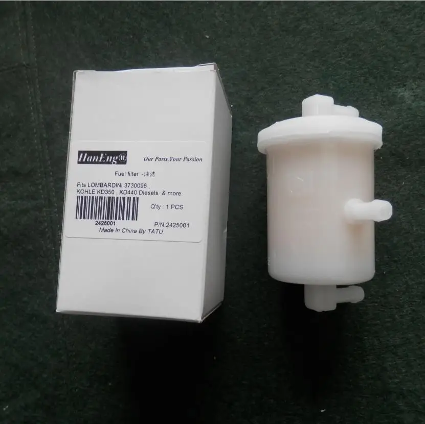 Встроенный топливный фильтр W/RETURN 3730096 ПОДХОДИТ KOHLER KD350 KD420 KD440 LOMBARDINI 15LD 3LD дизельные двигатели на входе/выходе 7 мм