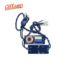 GHXAMP 2-полосный кроссовер СЧ-динамик с кабелем для 5-6,5 дюймов 2-8ом Средний НЧ-динамик делитель частоты 2 шт