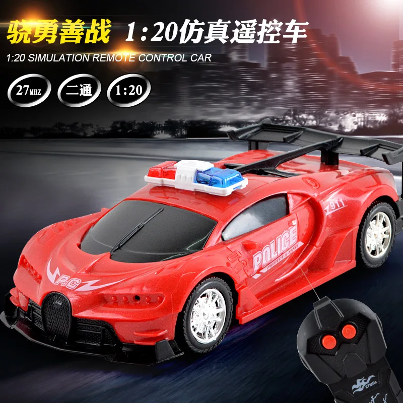 Детская Rc автомобиль игрушка альпинист 4-канальном пульте дистанционного управления Управление автомобиля Беспроводной Полицейская машина