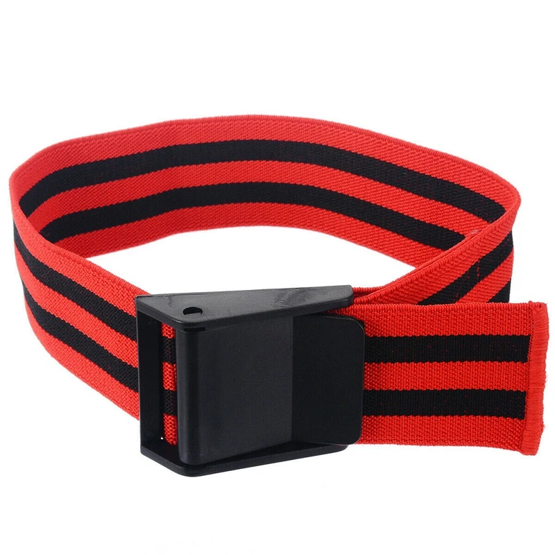 1 Pair Occlusion Bands Red Blood Flow Restriction Bands BFR Tourniquet Training Biceps Bands