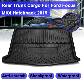 

For Focus MK4 Hatchback 2019+ Rear Trunk Cargo Boot Liner Rear Cargo Mat Floor Sheet Carpet Tray Floor Mat Auto Accessories
