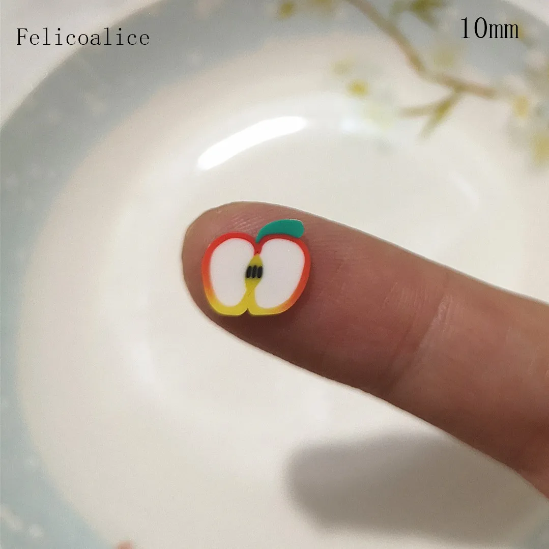 500 g 10 mm weiche Fruchtscheiben aus Polymerton, Streusel für Schleimstreuer, Karte, Schleimfüllung, gefälschte Kuchen, Dessert, Lebensmittelpartikel – Detail 10