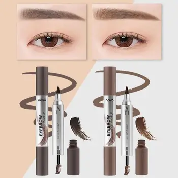 

Double-headed Eyebrow Tattoo Liner Pencil Tint Double Head Automatic Rotate Longlasting Waterproof