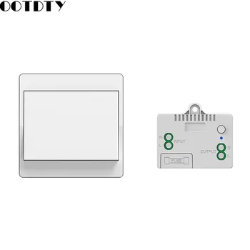 

1Set Wireless Self-powered Switch Push Button Remote Control Receiver Waterproof Intelligent No Battery Switch for Home