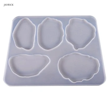 

Large Table Decoration Mold Coaster Set Multi-standard Cup Mat Silicone Molds DIY Crystal Epoxy UV Glue Mold