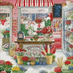 xiaoyi cotton self-matching cross stitch Cross stitch RS cotton comes with Florist