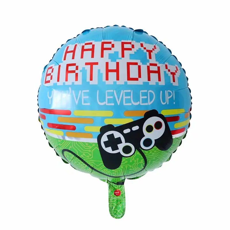 50pcs/lot Video Game Controller Balloon 18" Mylar Balloon Birtdhay Party Decor Toys for Children