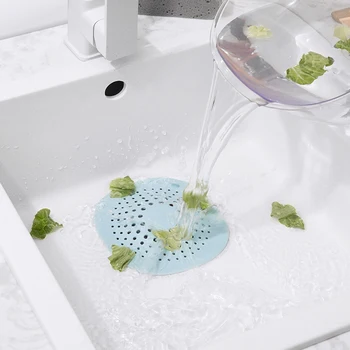 

1Pc Bathroom Anti-stoppage Filter Strainer Anti-clogging Filter Bottom Suction Cup Strainer Kitchen Sink Bathroom Supplies