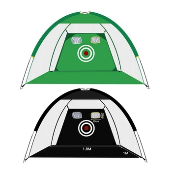 

2X1.4M Golf Nets Golf Chipping Practice Net Portable Golf Swing Practice Cage Indoor Outdoor Training Hitting Target