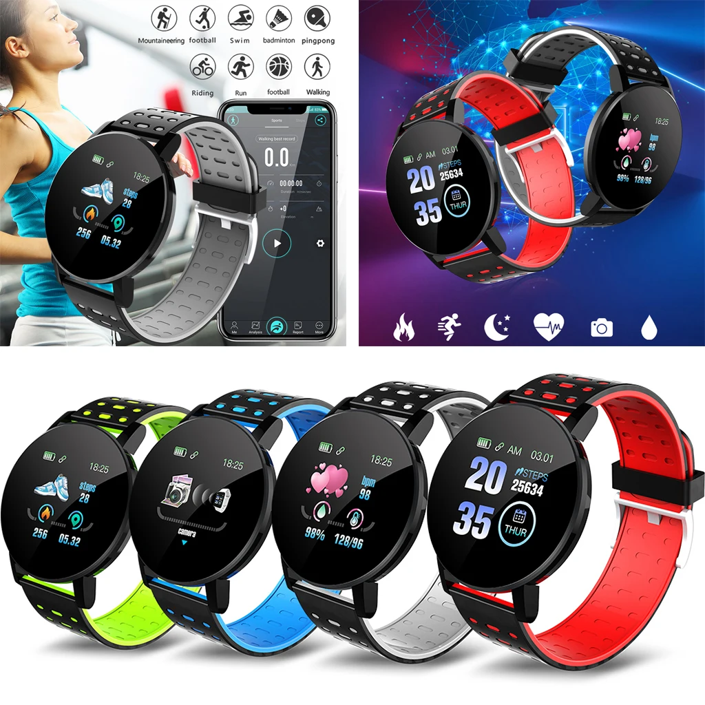 Smart Band Wristband Women Men Sport Fitness Tracker Watch Bluetooth 4.0 Bracelet for iPhone Android Windows Microsoft System