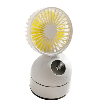 

DC Brushless Portable Handheld Adjustable Wind Two Mode Spraying Cooling Mist Humidifier USB Rechargeable Misting Fan Mini Fan