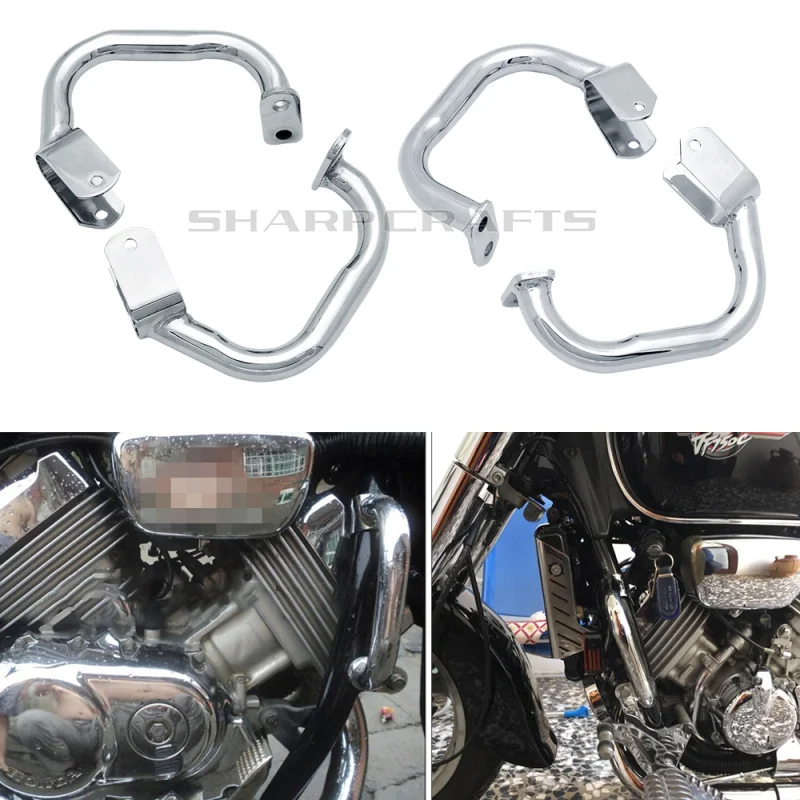Sturzbügel Für Honda Magna 750 - Motorrad Crash Bars Schutzbügel Schwarz