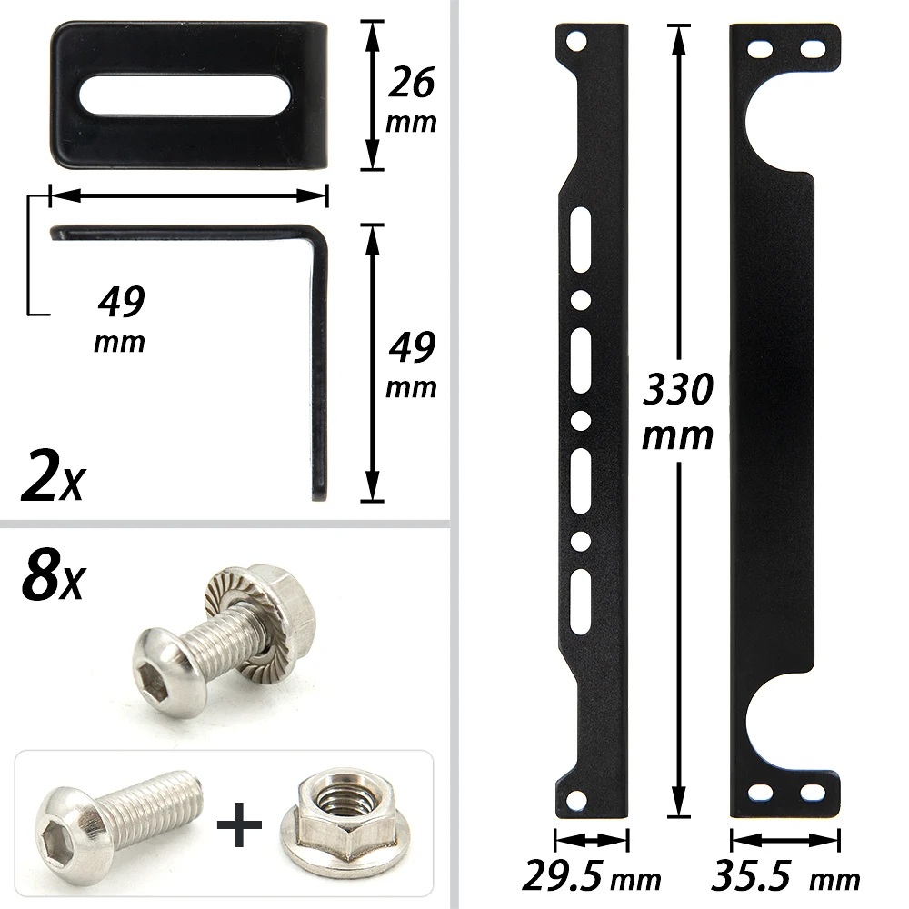 10行オイルクーラーキットAN10 m-モデルオイルクーラーブラケットとAN6  