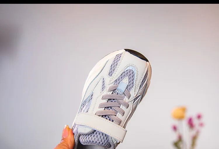 

Spring 2019 Boys Girls Fashion Brand Sneakers Toddler/Little/Big Kid V2 Static Reflective Trainers Children School Casual Shoes
