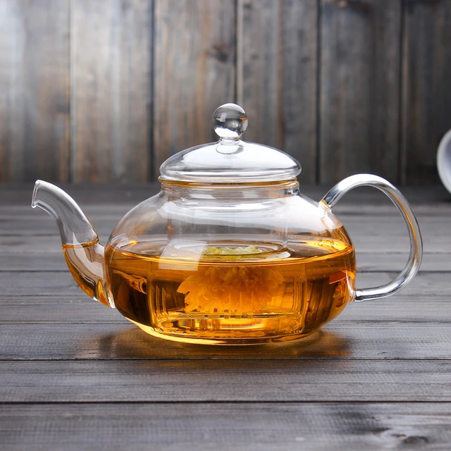 Borosilicate Glass Teapot Infuser  Borosilicate Glass Tea Pot Tool - 1l  Clear Glass - Aliexpress