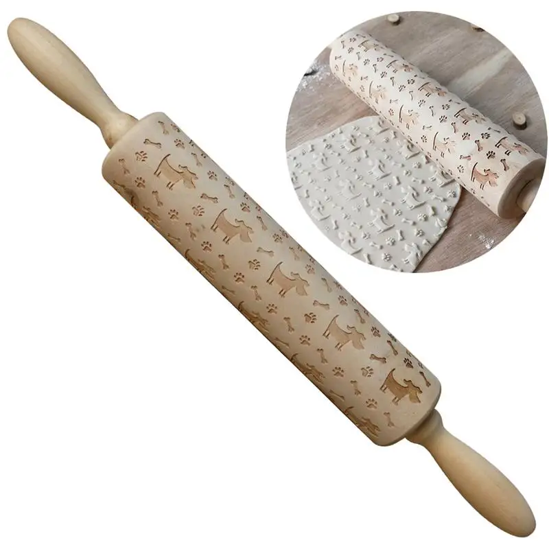 Скалка деревянная многофункциональная тесто ролик кухня ремесло инструмент для выпечки