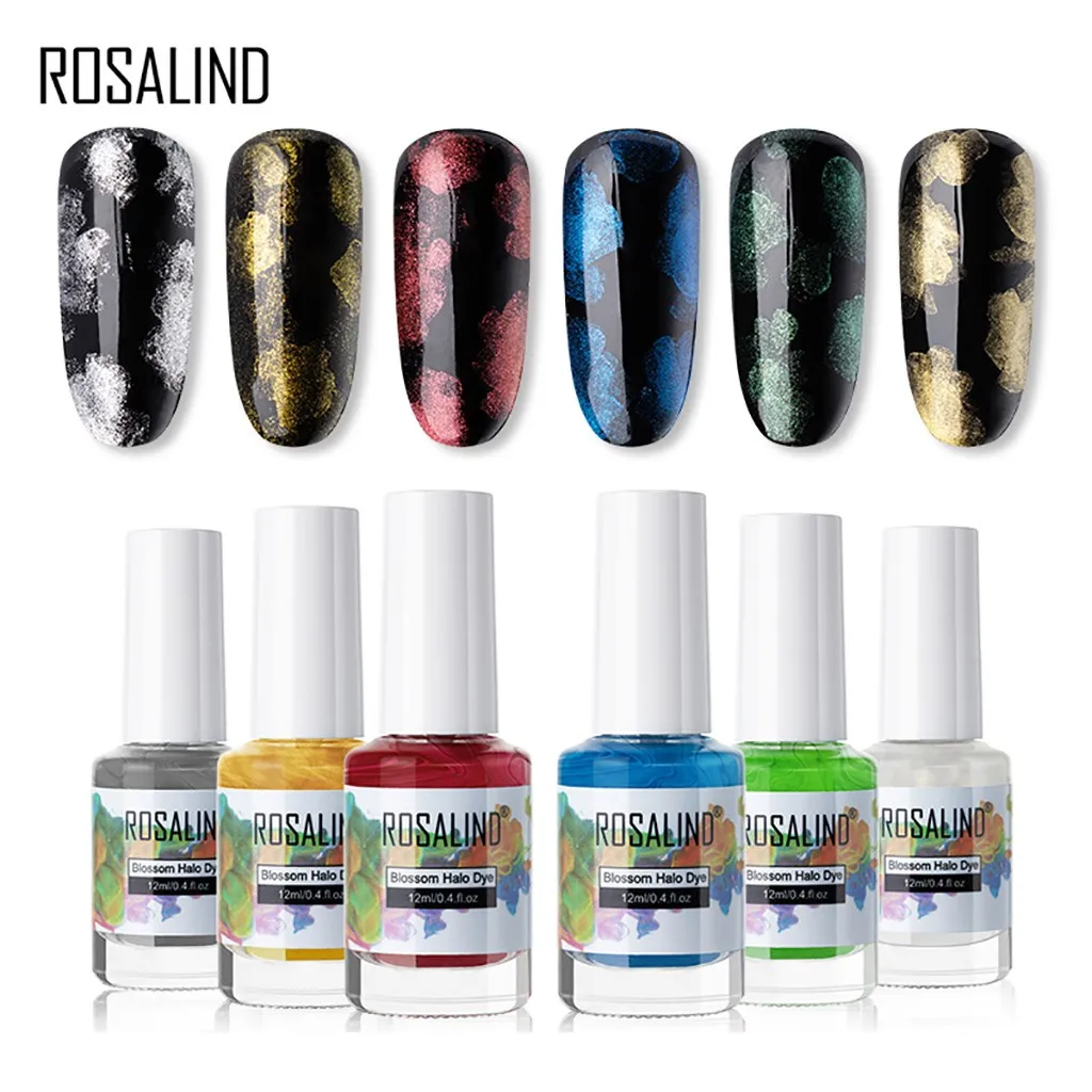 

12ml Glitter Blossom Gel Watercolor Ink Liquid Nail Polish Gel Effect Blooming Nail Polish Gel Varnish UV Gel Lacquer Permanent