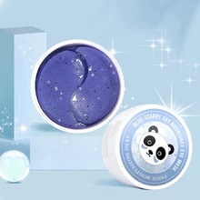 60pcs Fullerene Bulb Muscle Bright Eye Mask Hydrating Moisturizing Dilution Dark Circle Eye Patches Anti-Aging Eye Skin Care