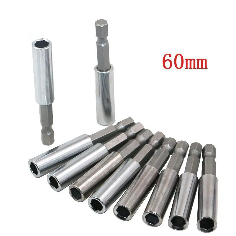 Electric Screwdriver Lengthening Connecting Rod Sleeve Quick Turning Joint Batch End 75mm Length | Инструменты