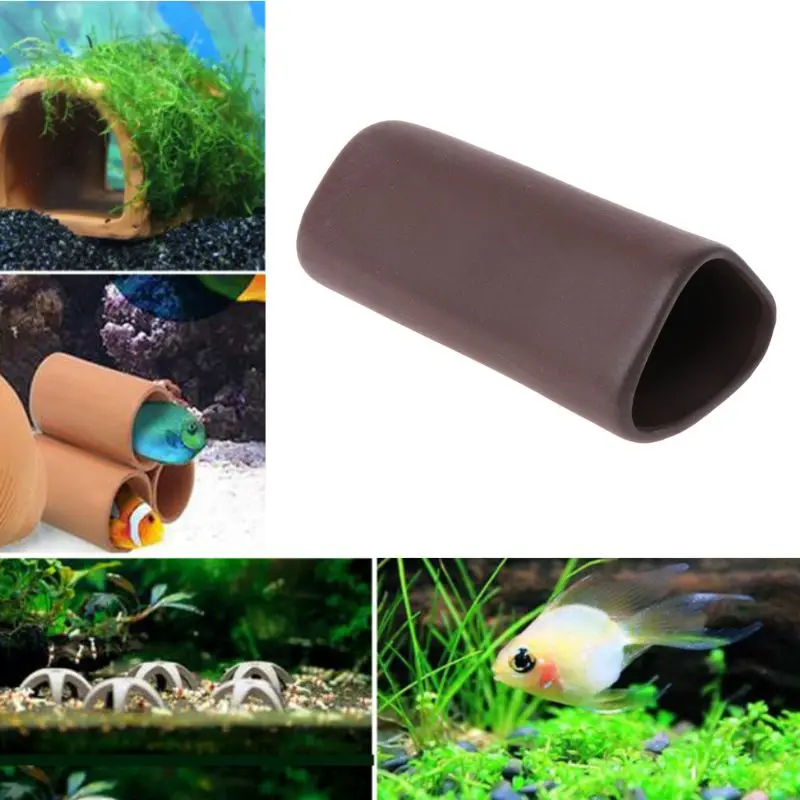 Shape Clay Pot Fishes Shrimp House Cans Fish Tank Landscaping Aquarium Decoration Ornaments Creative DIY New Products