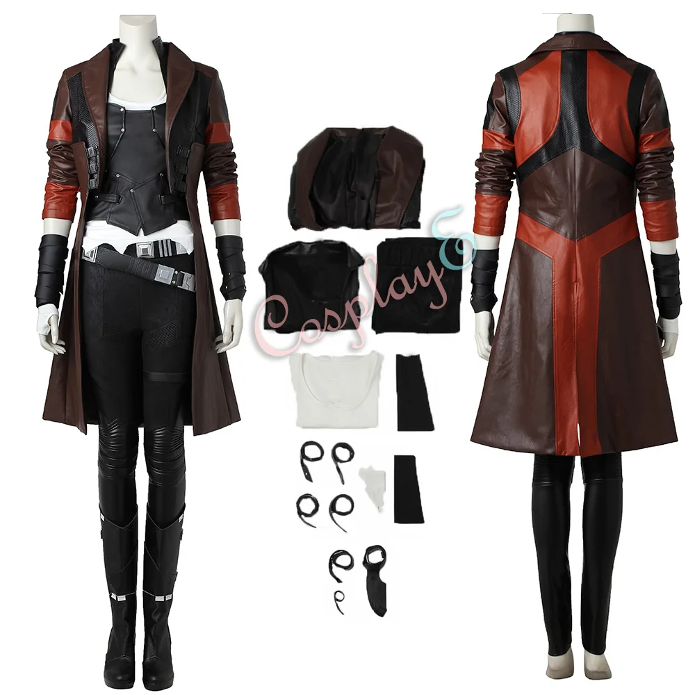 

Gamora Costume Guardians of the Galaxy Vol. 2 Cosplay Gamora Zen Whoberi Ben Titan Full Set