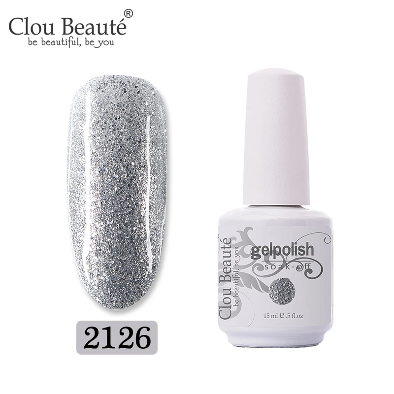 Clou Beaute 15 мл цветной гель-краска УФ-гель для ногтей замачиваемый светодиодный лак для ногтей Гель-лак для ногтей Полупостоянный лак для ногтей - Цвет: 2126