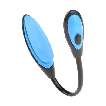 

Flexible Clip-on Bright Booklight LED Travel Book Reading Lamp White Light Q0KF