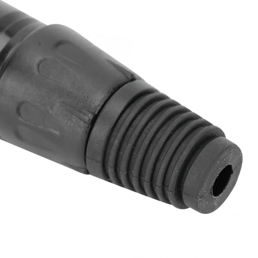 Черный 3Pin XLR микрофонный адаптер Кабельный разъем MIC Аудио разъем 3Pin микрофонный разъем