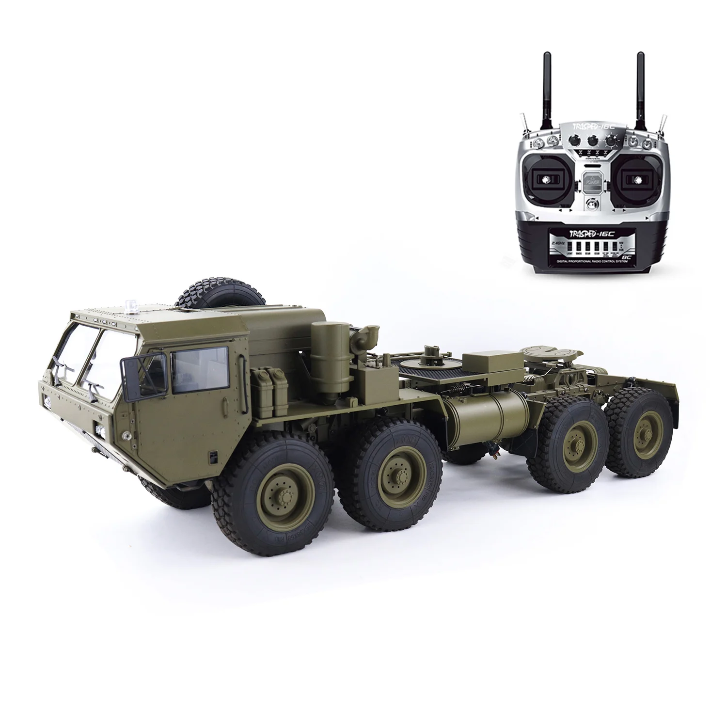 HG 1/12 U.S Military Truck P802 8X8 Chassis RC Car Model KIT to build for  Adults ESC Motor Servo Radio Toys Gifts TH19840-SMT6