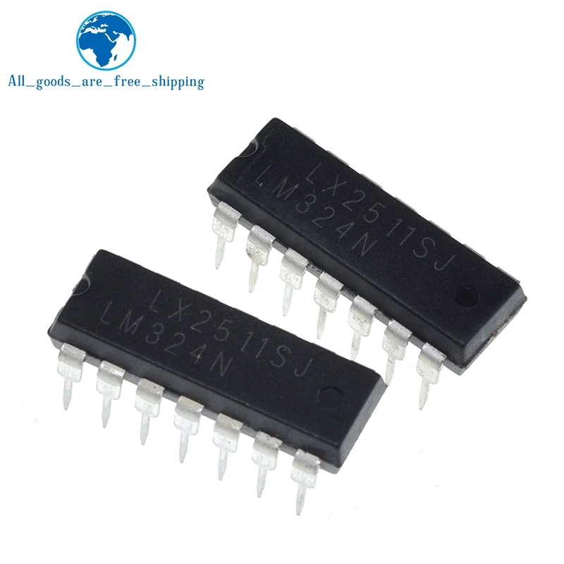 10 шт. LM324N DIP14 LM324 DIP 14 Новый и оригинальный IC|op amp|lot lotlot 10pcs |