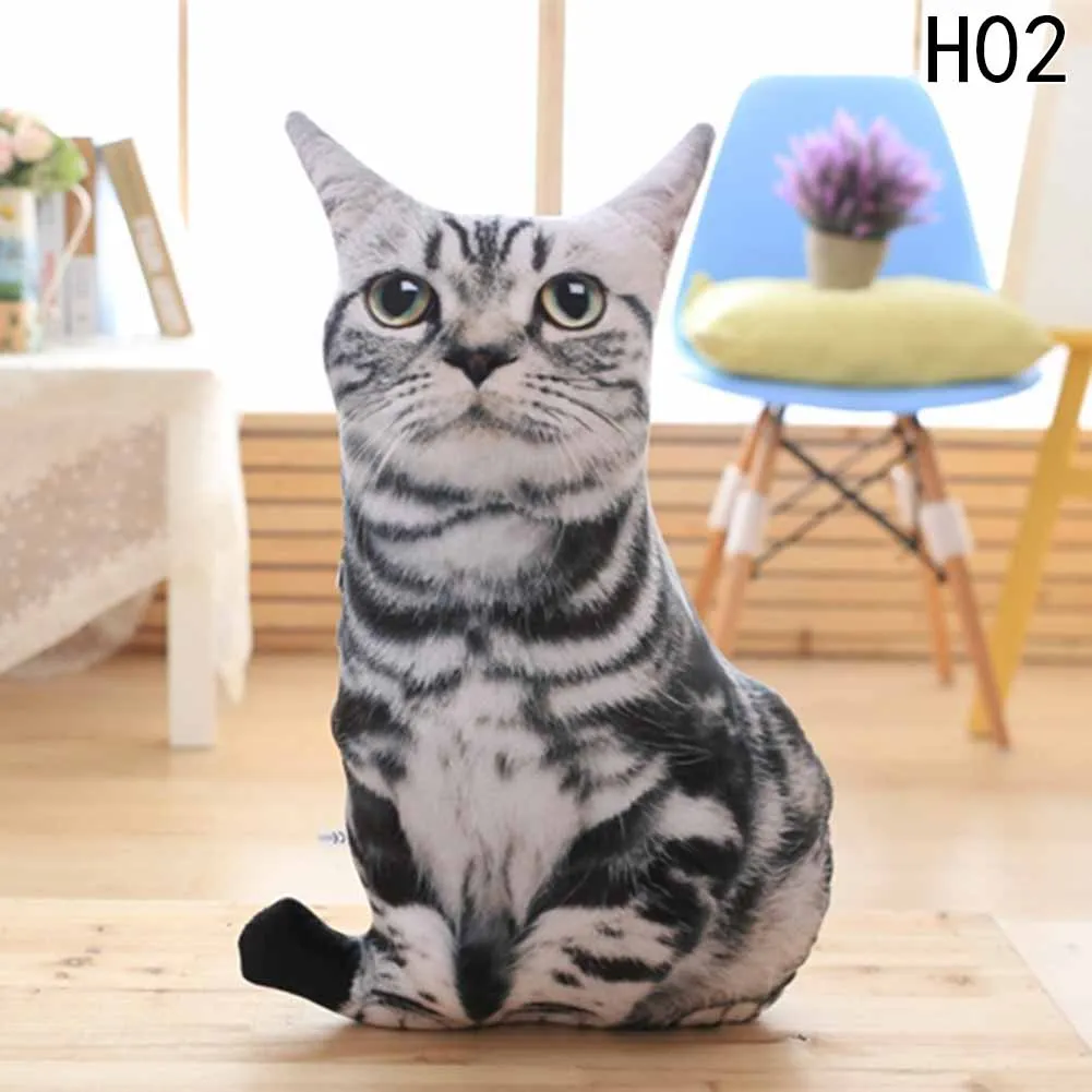 3D креативный принт подушка для кошки оптовая продажа новый стиль Искусственный
