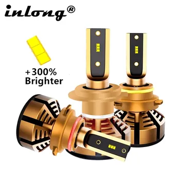

Inlong H7 LED H4 H11 H8 H1 HB3 9005 9006 H9 HB3 Canbus Headlight Bulbs Car Light 12000LM 80W 6000K 12V Auto Lamps No Radio Noise