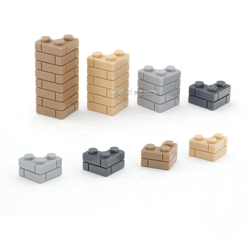 

40PCS DIY Building Blocks Thick Wall Figures Bricks 1+2 Dots Educational Creative Size Compatible with Brands Toys for Children
