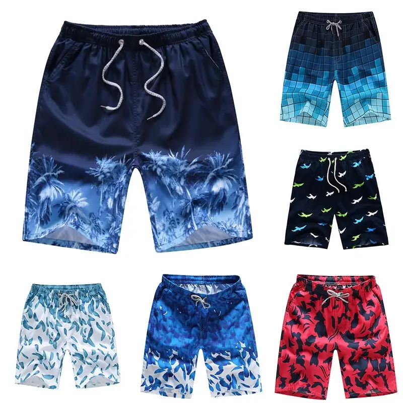 Men and Women Board Shorts Printed Beach  Trunks Muliti Styles boardshort Loose Drawstring Casual Shorts