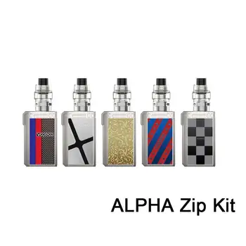 

Original ALPHA Zip Kit 180W Box Mod With Maat Sub Ohm Tank 4ML fit MT-M1 0.13ohm coil new GENE Chip E-Cigarette Vape