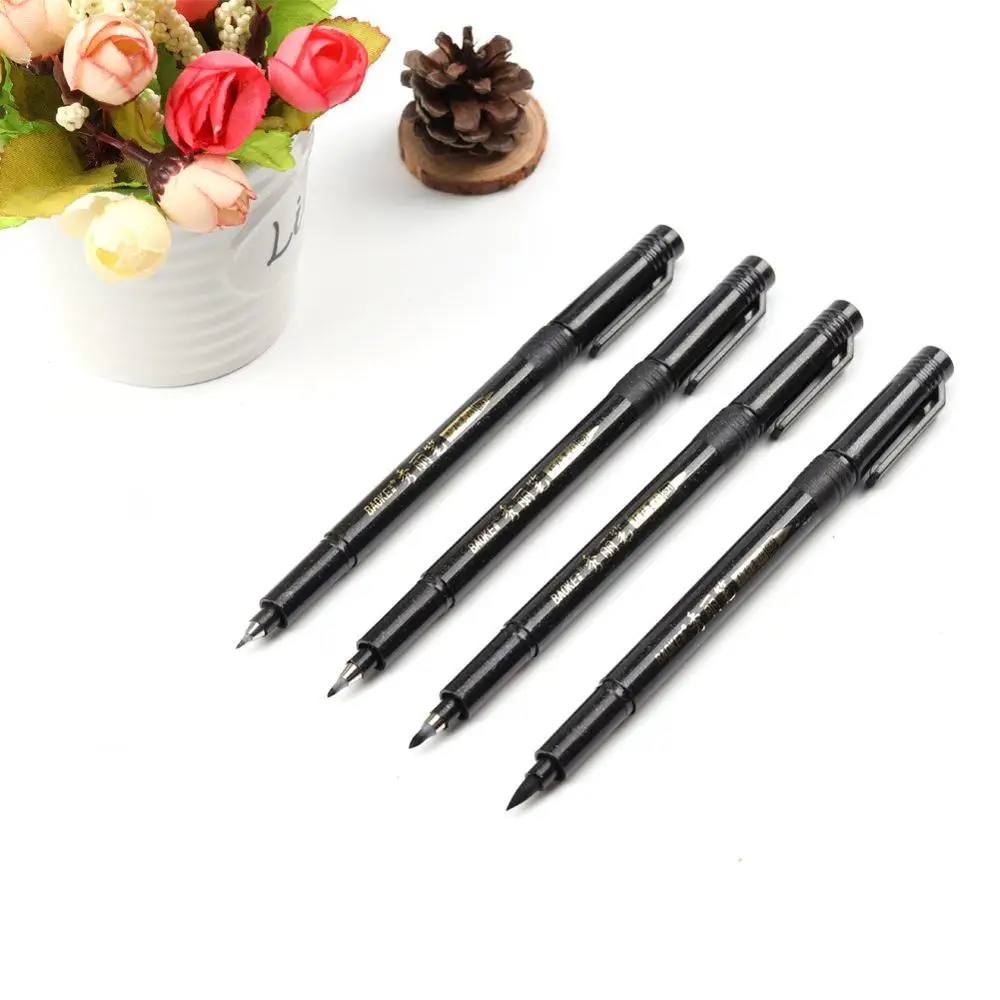 4pcs Hand lettering Calligraphy pen set Drawing Signature designs Learning Extra Fine Brush Art supplies School teacher F806