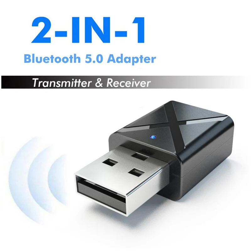 2 в 1 USB беспроводной адаптер bluetooth передатчик приемник стерео аудио музыкальный адаптер 3,5 мм для дома ТВ MP3 PC автомобильный динамик