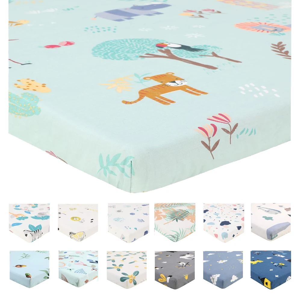 organic cotton fitted crib sheet