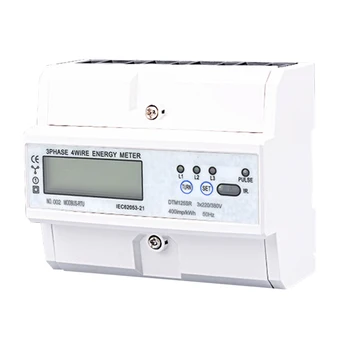 

Electronic Watt Power Consumption Energy Meter Digital Display 3 Phase 4 Wire DTM125SR ALI88
