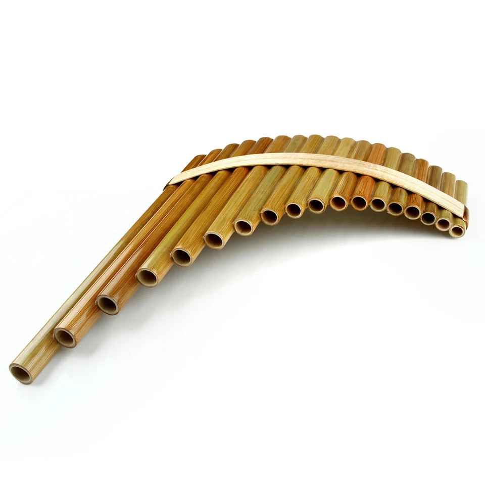Nouveaute 18 Tuyaux Pan Flute F Cle Pan Pipe Chinois Instrument De Musique A La Main Bambou Bois Instruments De Musique Aliexpress