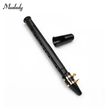 Muslady белый/черный Мини карманный саксофон портативный маленький саксофон с черной сумкой для переноски деревянный духовой инструмент