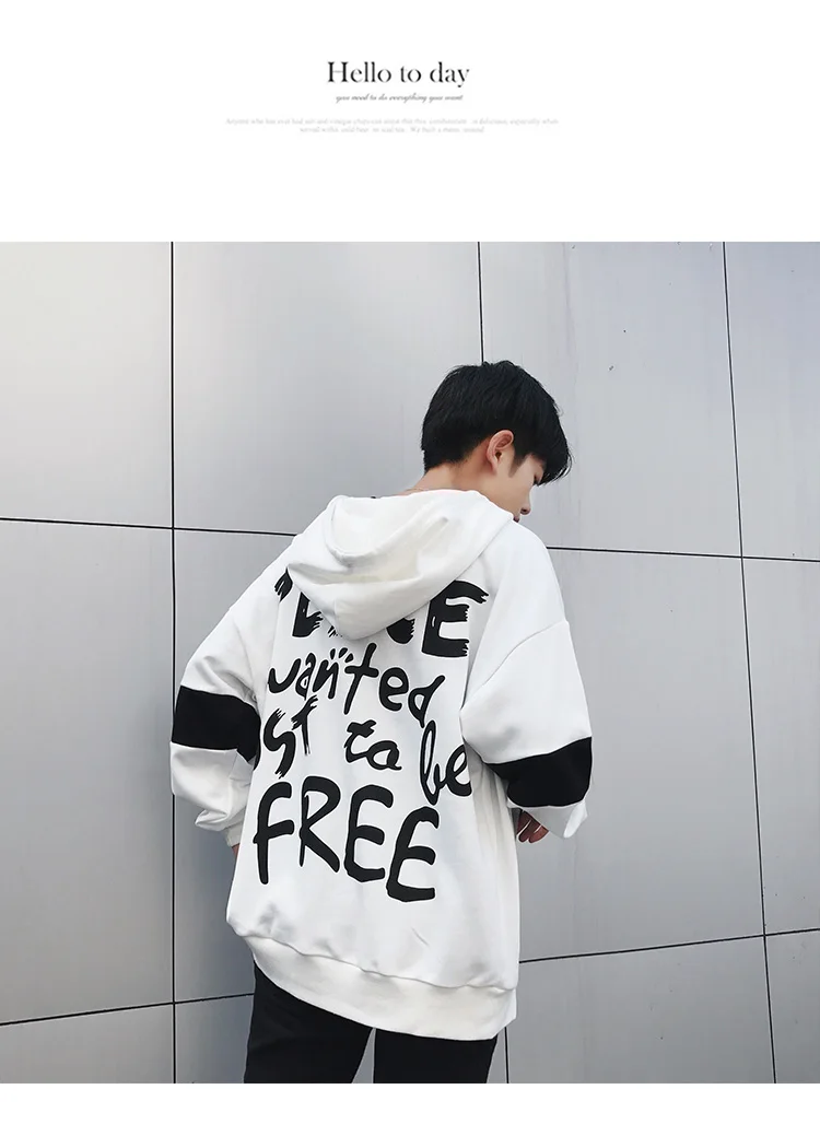 Liketkit, кардиган с капюшоном, мужские толстовки, зима, хип-хоп принт, толстовки на молнии, мужские, негабаритные, Harajuku, уличная одежда, 5XL