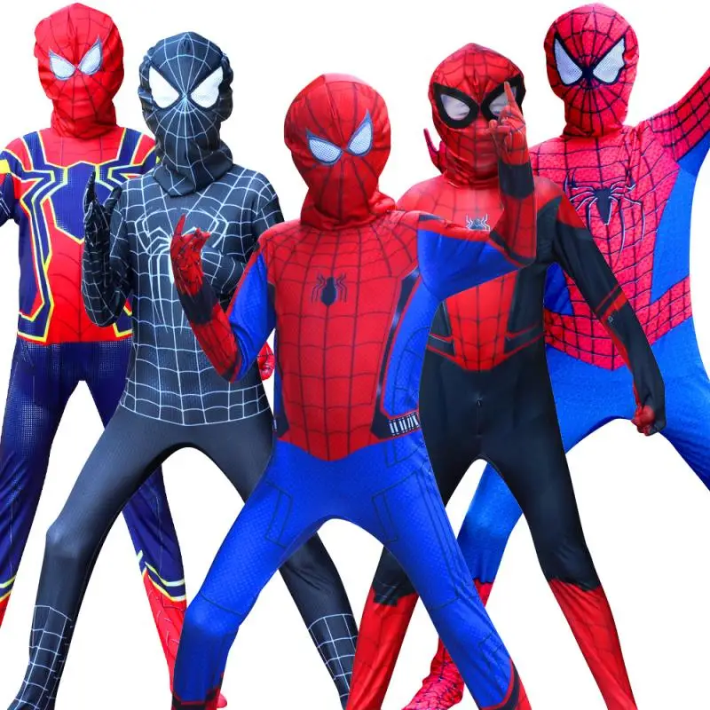 Майль Моралес мужской косплей Человек паук косум костюм для мальчиков костюмы