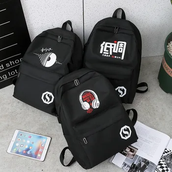 

School Bags for Girls Oxford Cloth Wear-Resistant Backpack Men's USB Wilderness Backpacking Casual School Backpack Sac A Dos